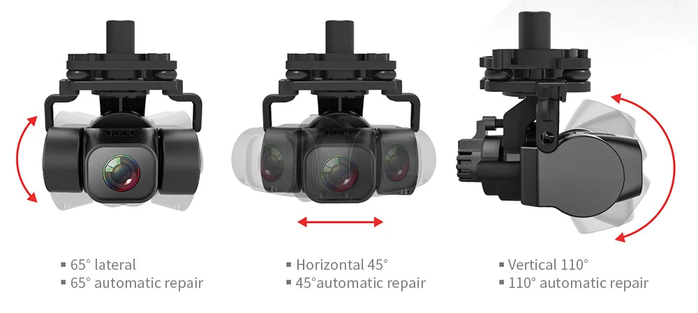 HGIYI SG906 MAX2  Drone, 658 lateral Horizontal 458 Vertical 1108 65" automatic repair 45*automatic