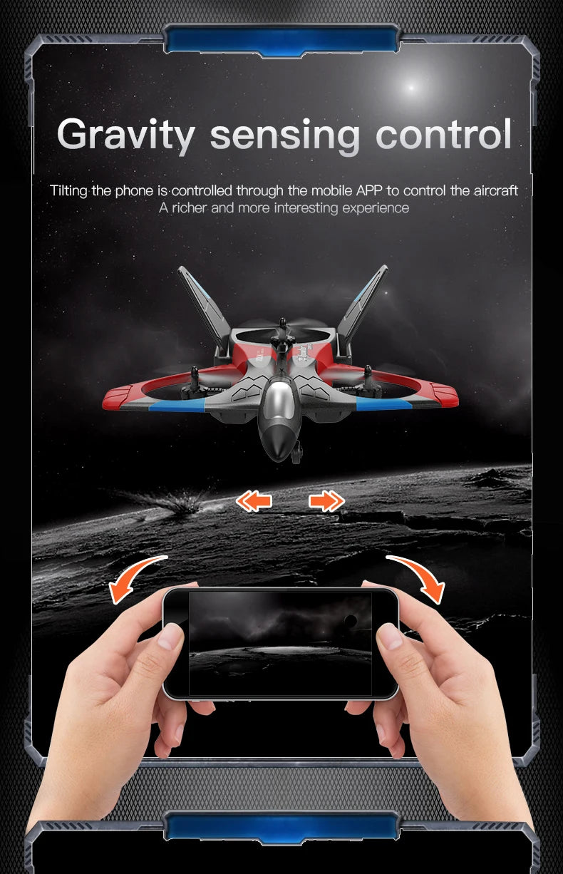 V27 RC Airplane, mobile APP to control the aircraft Aricher and more interesting experience .