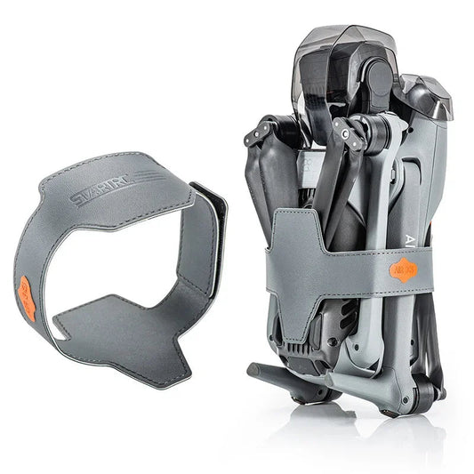 STARTRC Propeller Holder for DJI Air 3S – PU Propellers Stabilizer Fixed Strap Blade Holder, Gray, 333×77mm, 11.7g