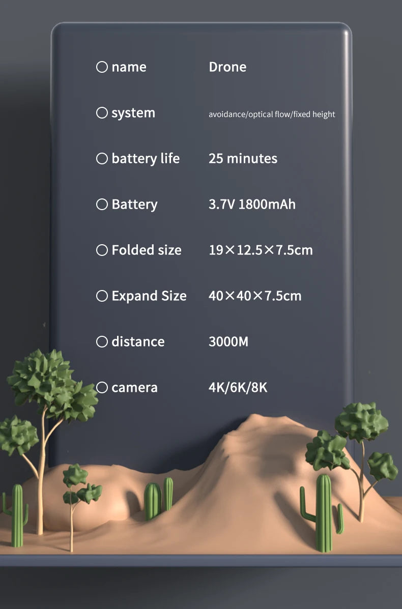 Q6 Drone - HD Dual Camera 5G Wifi FPV Obstacle Avoidance FoldingRemote Control Quadcopter Gift Toy 45 Q6 Drone, drone avoidance/optical flow/fixed height battery life 25 minutes