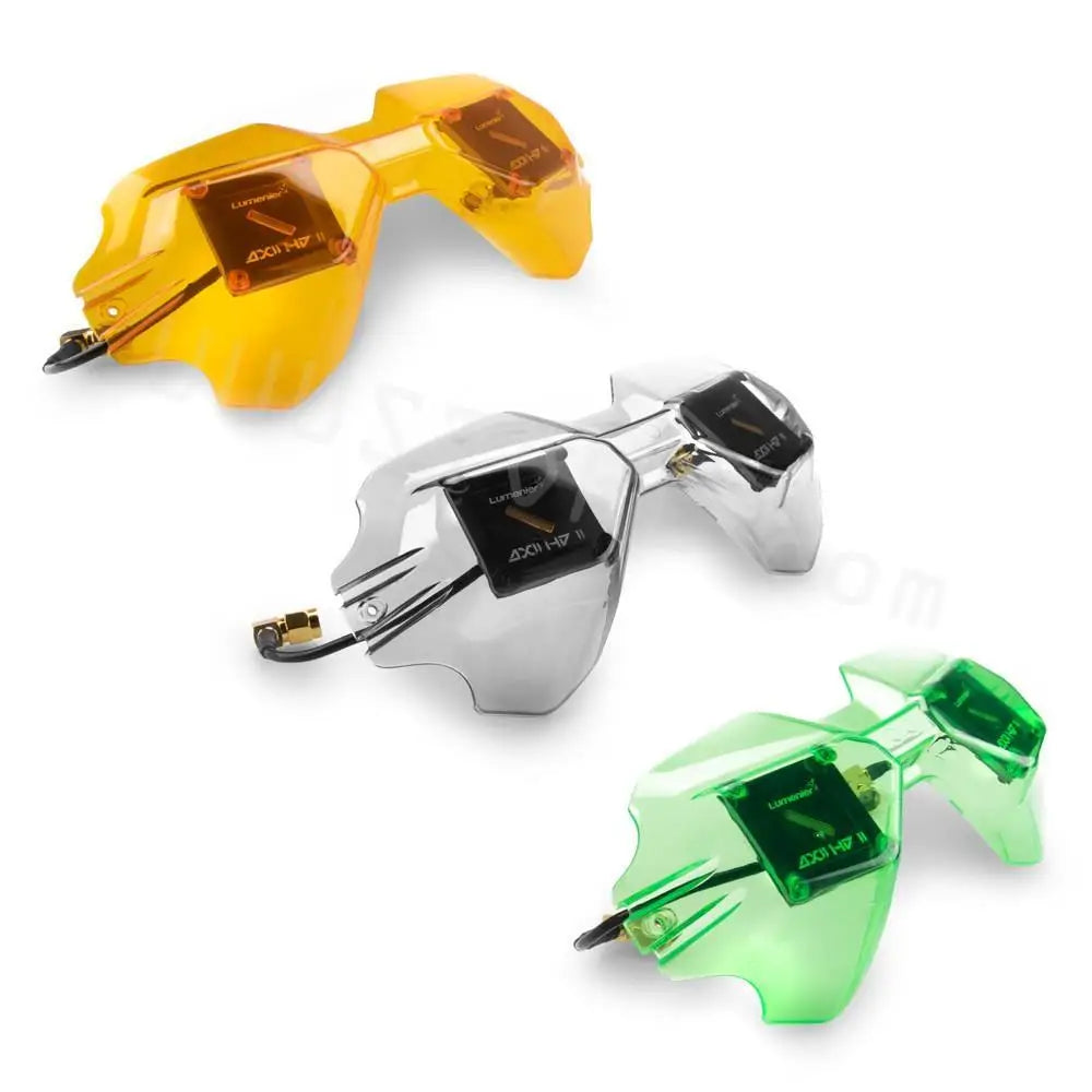 the AXII HD 2 antennas feature a custom molded semi-transparent