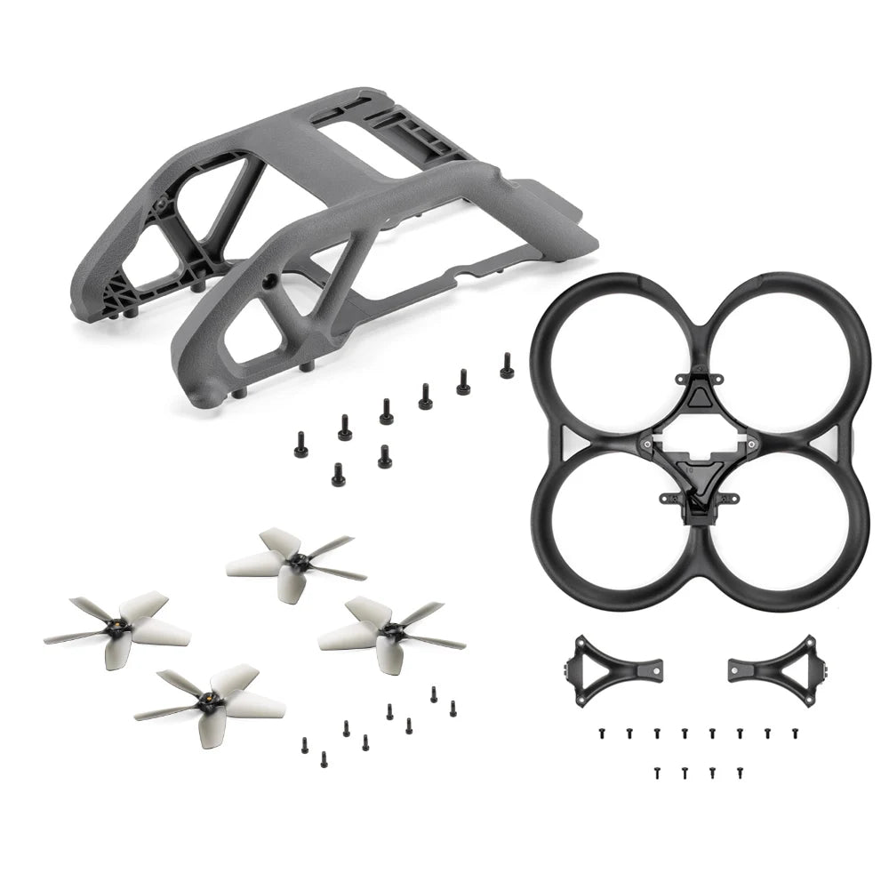Genuine Original DJI Avata Drone Spare Part – Propeller (Ø73.7mm, 2.1g), Upper Frame & Propeller Guard Protective Cover