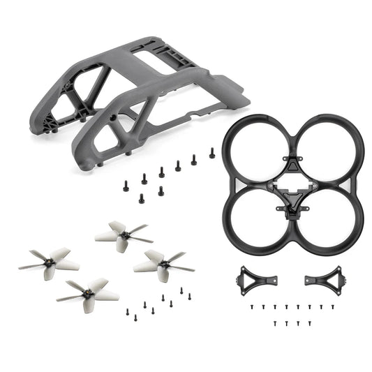 Genuine Original DJI Avata Drone Spare Part – Propeller (Ø73.7mm, 2.1g), Upper Frame & Propeller Guard Protective Cover