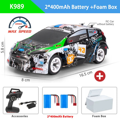 WLtoys K969 Samochód RC Drift 1:28, prędkość 30KM/H, 4WD, metalowe podwozie, system 2.4GHz