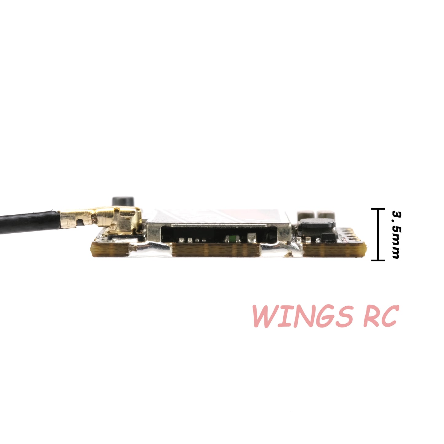 RUSH TANK RACE II VTX - 48CH PIT/25/50/200mW/MAX 5.8GHz Video Transmitter w/ Smart Audio 20x15mm 1.7g Stackable For FPV Racing Drone Micro Stacks