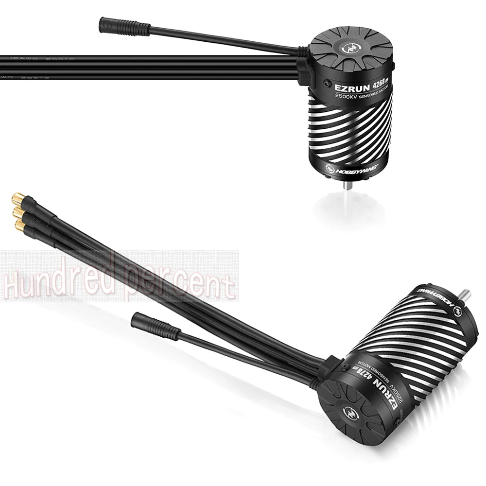 Hobbywing EZRUN MAX8 G2 3-6S Brushless Sensored 4278SD 2250KV/4268SD 3-4S 2500KV 2250kv Motor For 1/8 1/10 Truck Car 22 Hudreu cent '42612 [ Cuco 2s0okv La