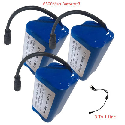 7.4V 13600Mah 6800Mah Battery For T188 - T888 2011-5 V007 C18 H18 V18 D18B FX88 Remote Control RC Fishing Bait Boat Battery Parts