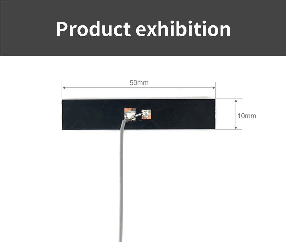 10PCS/LOT TX2400-PCB-5010 CDEBYTE PCB Antenna 2.4GHz IPEX Interface 50Ω Resistance Gain 2.0dBi 2.4G 3 TX2400-PCB-5010 CDEBYTE PCB Antenna