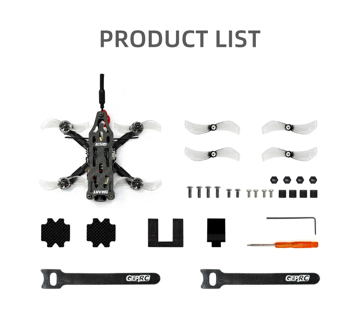 GEPRC SMART16 Freestyle FPV Racing Drone STABLE F411 BLheli_S 12A 5.8G 200mW 2S 78mm 1.6inch Tiny Quadcopter RTF 20 PRODUCT LIST Duar) 3 LUVwB TiittTtT