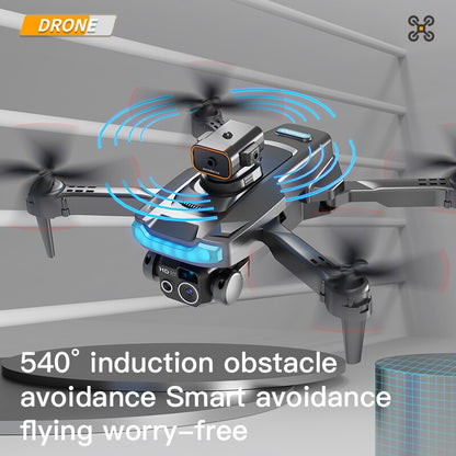 P15 Drone - 4K/8K GPS HD Aerial Photography Brushless Obstacle Avoidance Dual Camera Remote Control Aircraft Toys 5000M