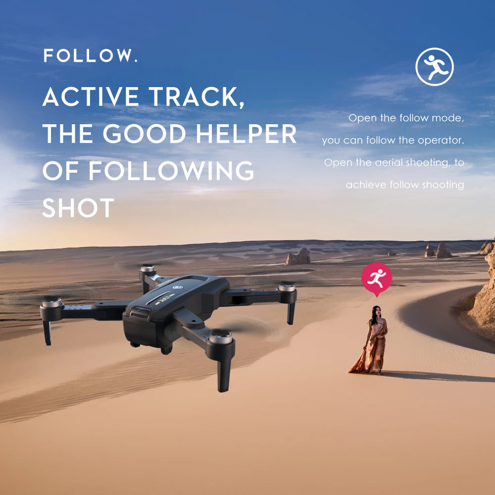 LS38 Drone, follow_ ACTIVE TRACK - THE GOOD HELPER YoU can follow the