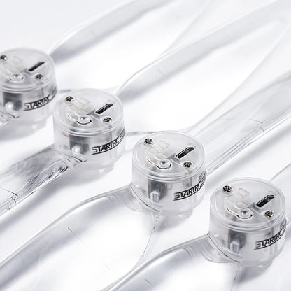 STARTRC LED Flash Propeller 2 Pairs for DJI Air 3, Mini 3 Pro and Mini 4 Pro – Night Light Glowing, Low-Noise Drone Props