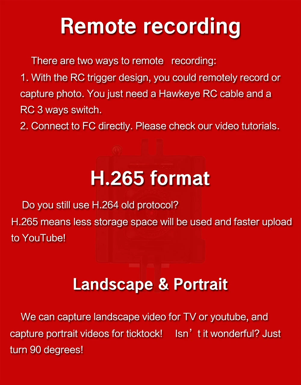 Hawkeye Firefly Nakedcam/Splite FPV Camera Drone - 4k Camera V4.0 3D Gyroflow FOV 170 DVR Micro Camera for DIY Drone RC Car Parts 16 Hawkeye Firefly Nakedcam/Splite FPV Camera Drone, Hawkeye Firefly Nakedcam/