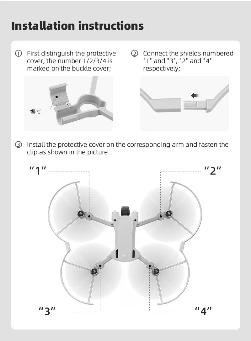 for DJI MINI 3 PRO Drone Accessories Kits Propeller Holder Lens Cap Case Propeller Guard Landing Gear 26 DJI MINI 3 PRO Drone Accessories Kit