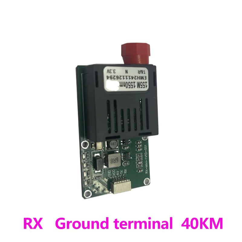 Rt Ground Module FPV Optical fiber image transmission module for Drone, FC/UPC Single‑M ...