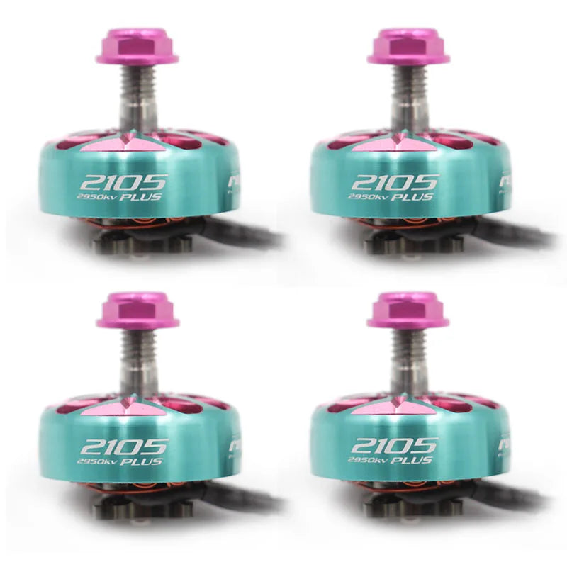RCINPower GTS V3 2105 Plus 2950KV brushless motor, designed for high-performance FPV drones, offers efficient power and speed.
