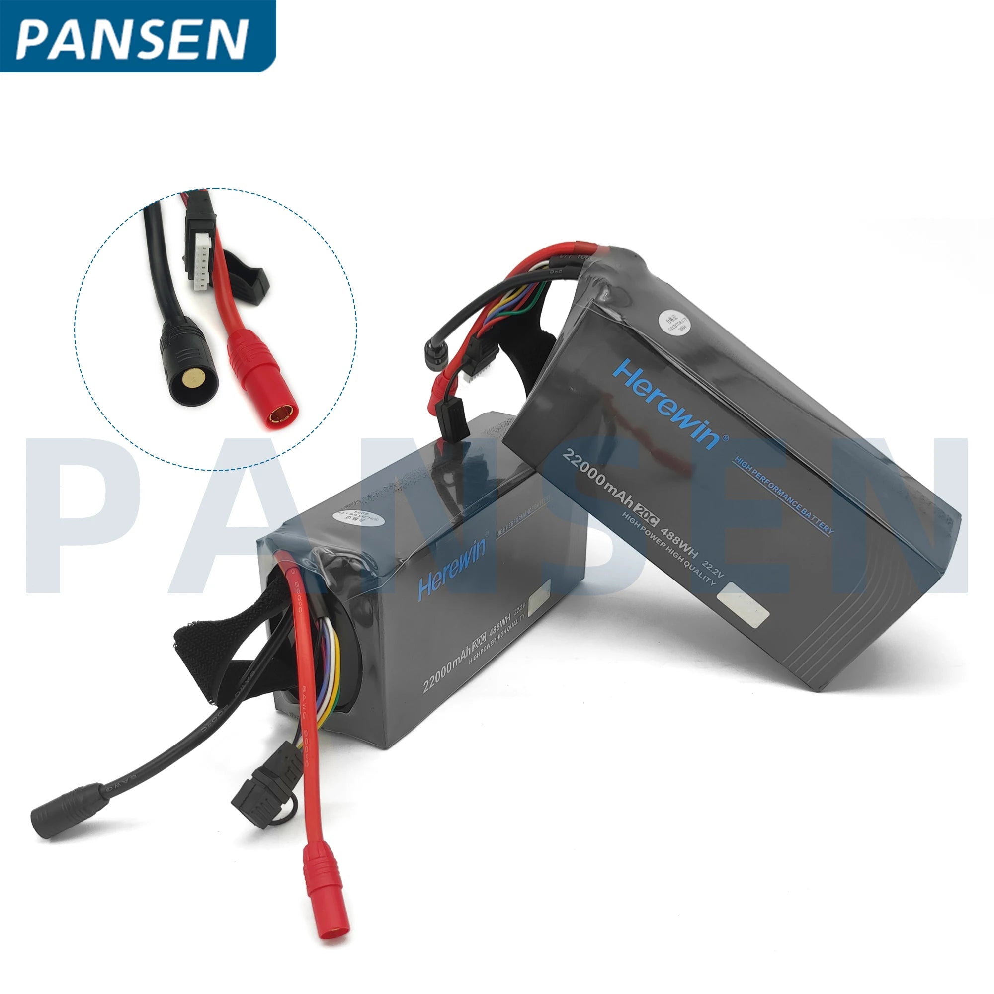 Herewin RC LiPo Battery 6S 22.2V 22000mAh 20C For RC Car Airplane Tank Drone Toy Models 6s RC Agriculture Drone Battery 16 Herewin RC LiPo Battery, Herewin 22000mAhEod HIGHE PERFC FORMANCE [ 271