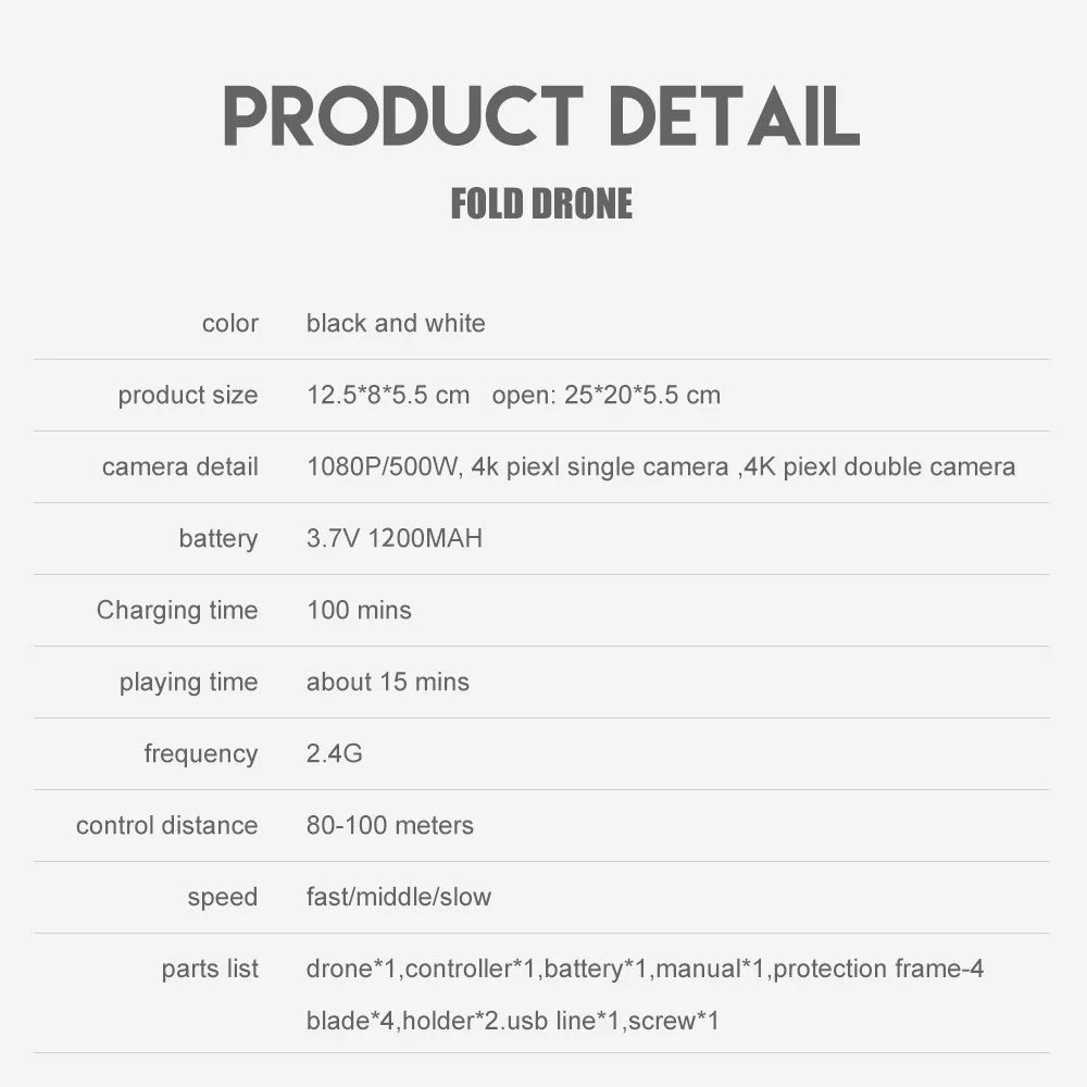 P1 Pro Drone - Wide Angle HD 4K 1080P Camera Height Hold RC Foldable Quadcopter Dron Gift Toy 26 P1 Pro Drone, p1 pro drone features app-controlled,follow me,f