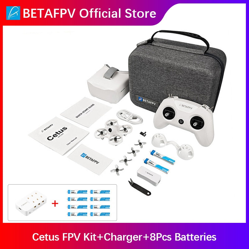 BETAFPV Official Store 3 Cetus FPV Kit+Charger+8P