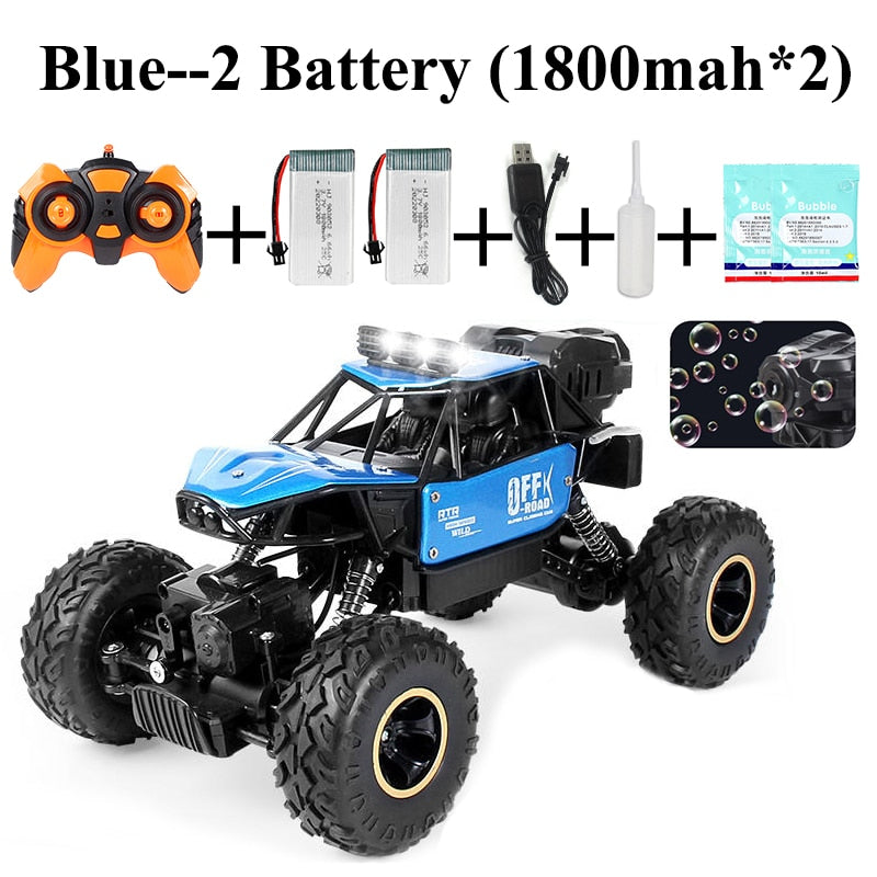 Paisible 4WD RC Car, Blue--2 Battery (180Omah*2) p9 Qee