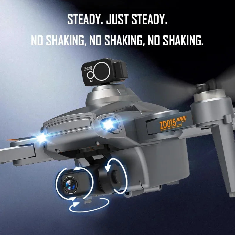 ZD015 GPS Drone has a 1080P HD camera, long-range transmission, and advanced obstacle avoidance features.