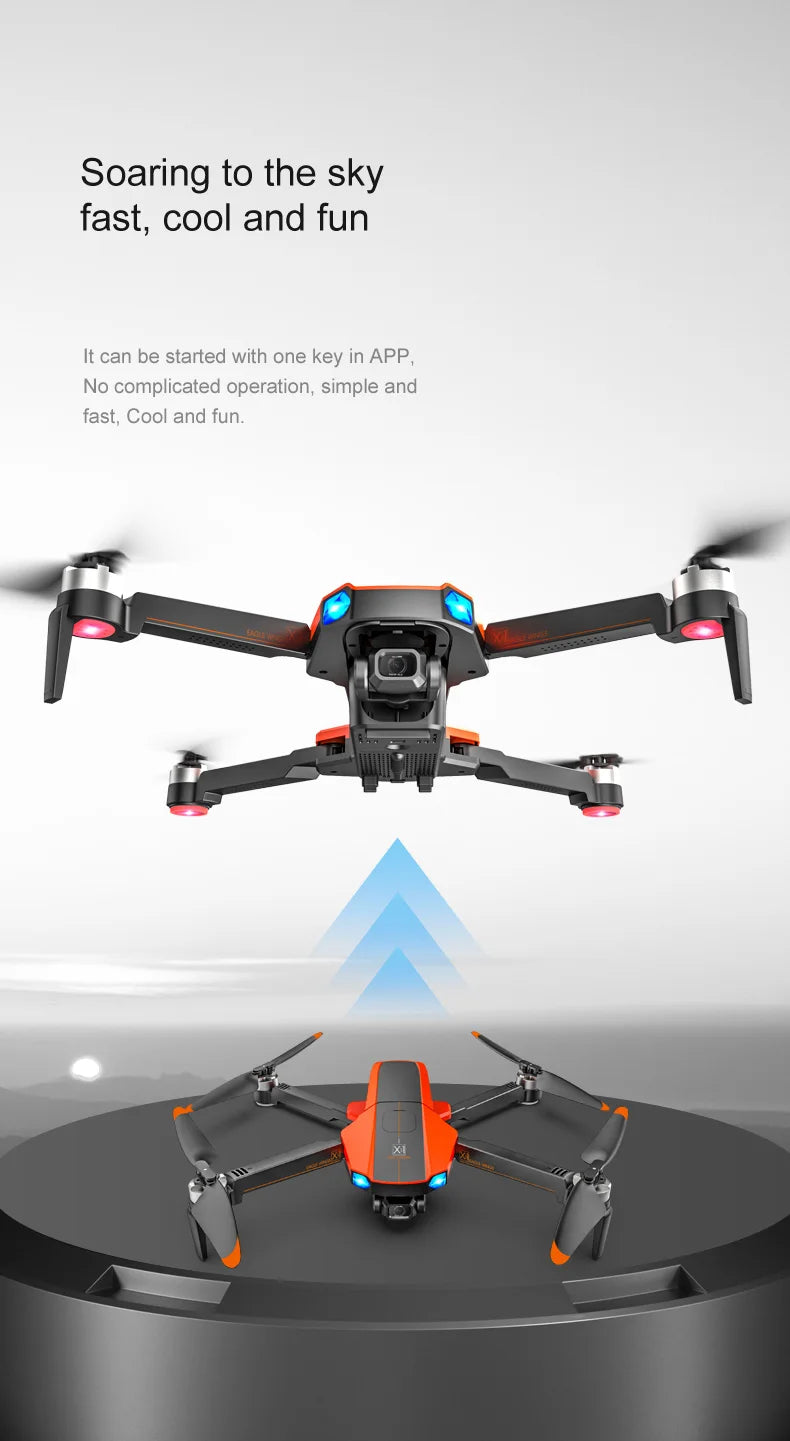 MS-712 drone, APP can be started with one in APP; No complicated operation, simple and fast 