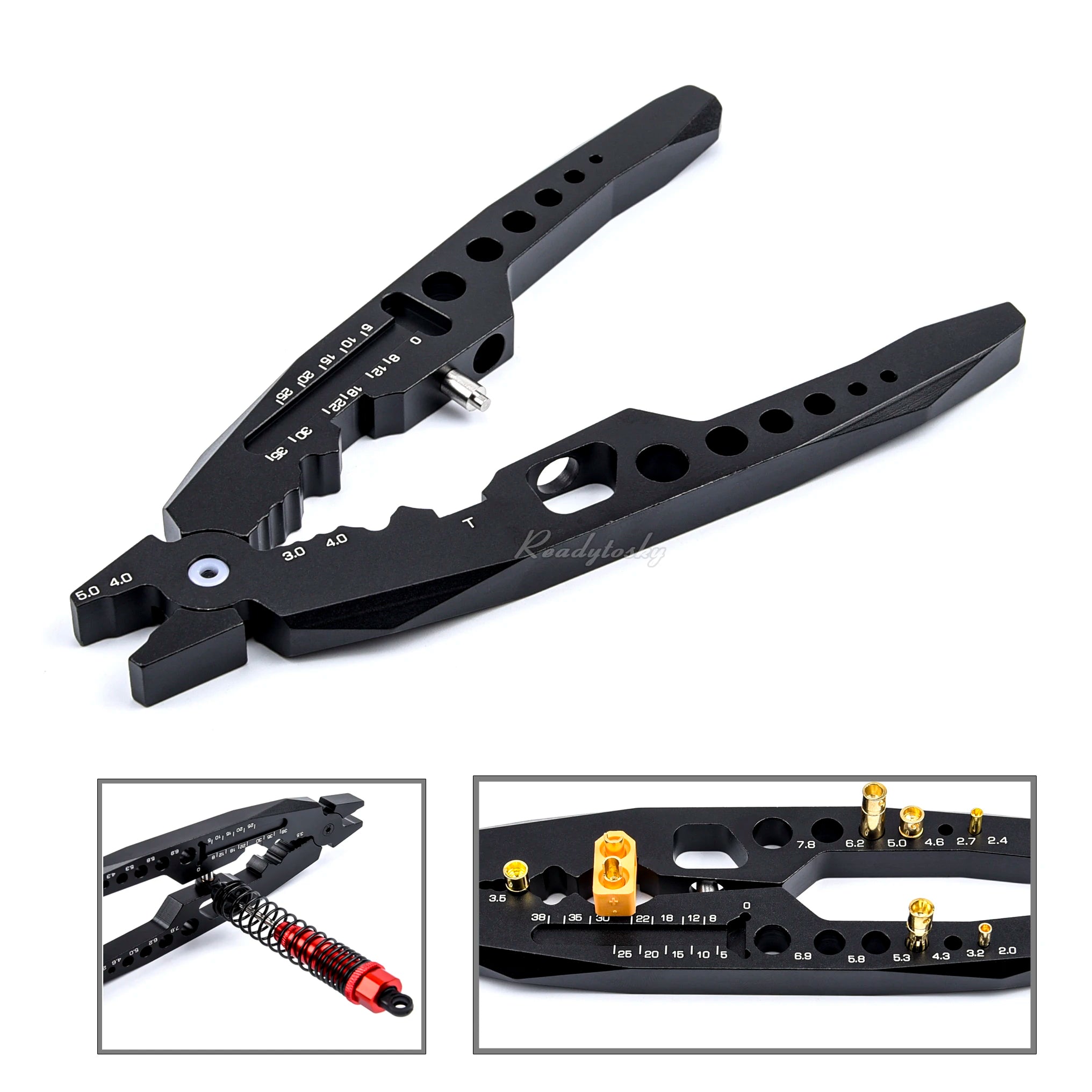 RC Metal Clamp Multi-Function Shock Absorber Pliers .