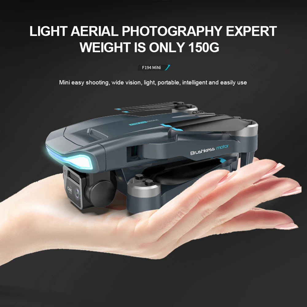 F194 Mini GPS Drone, LIGHT AERIAL PHOTOGRAPHY EXPERT WEIGHT IS ONLY