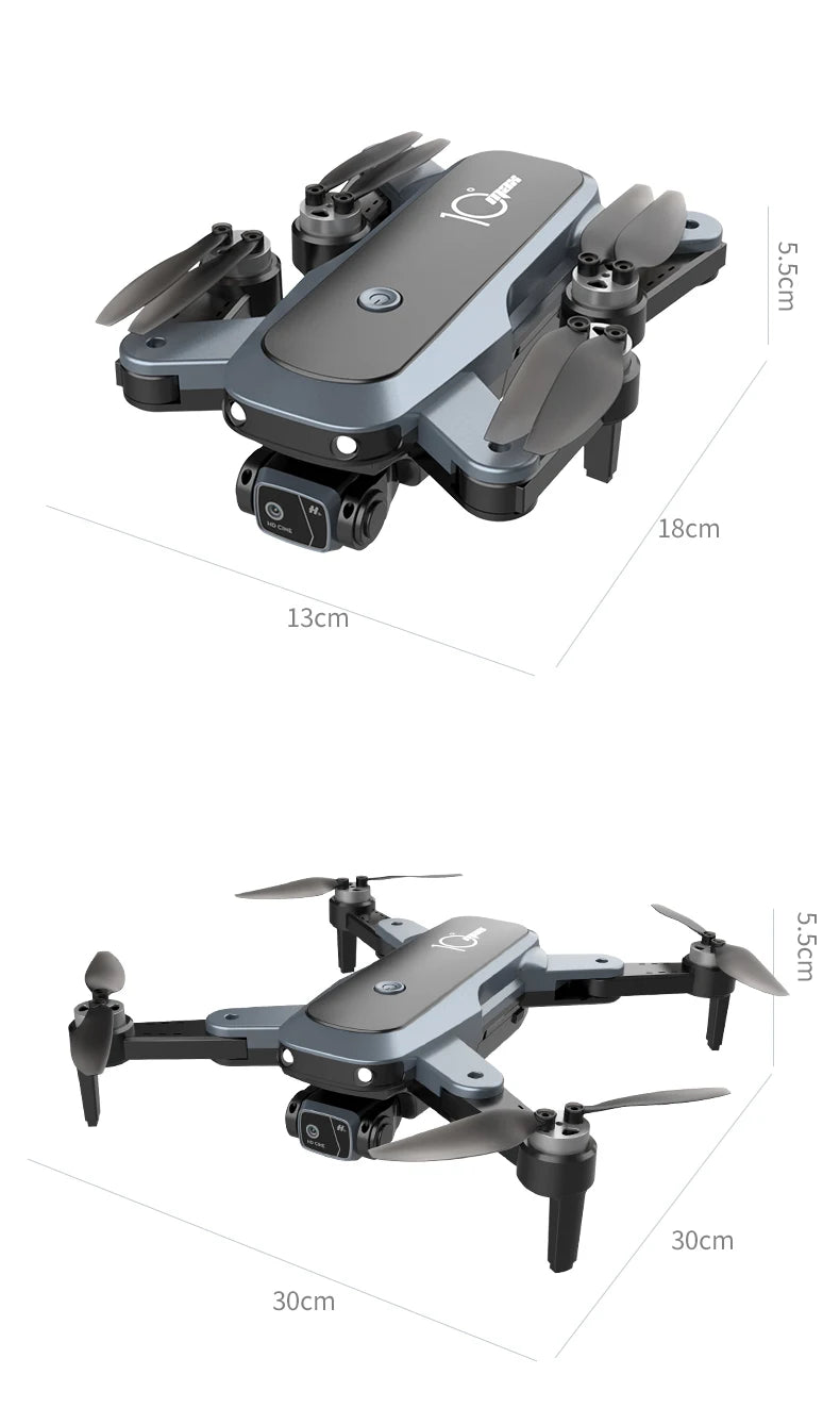 LU10 Drone, the on camera short press without he press and hold t0 retun under