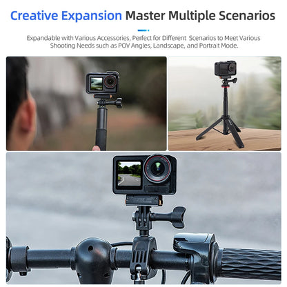 Expand creativity with versatile accessories for POV, landscape, and portrait modes across multiple scenarios.