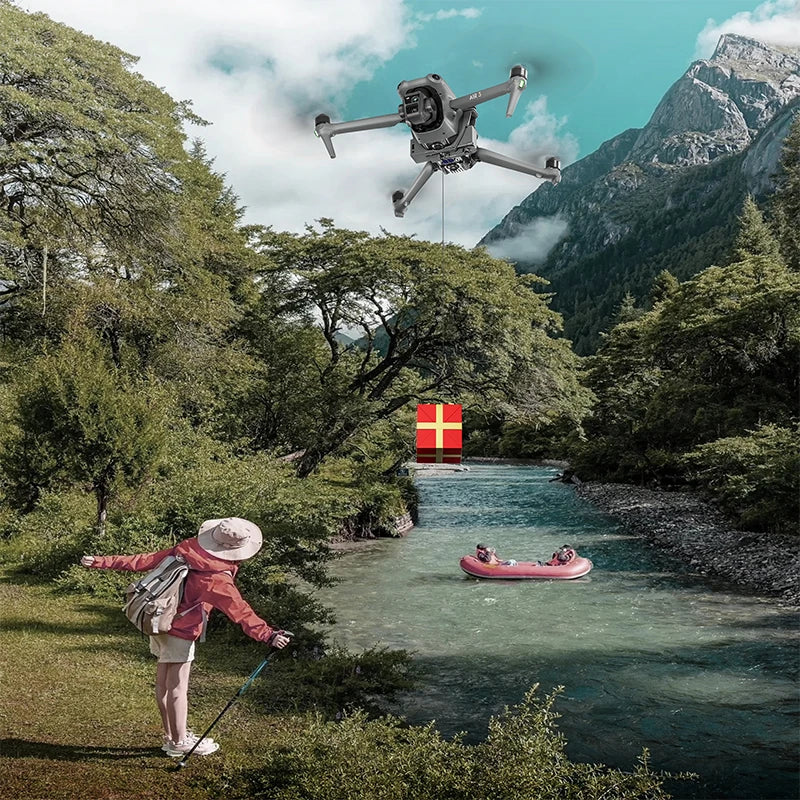 STARTRC Airdrop System for DJI Mini 4 Pro & Air 3 — Light‑Sensitive Drone Dropper, 1/4" Mount, 60g/400g Load, USB‑C