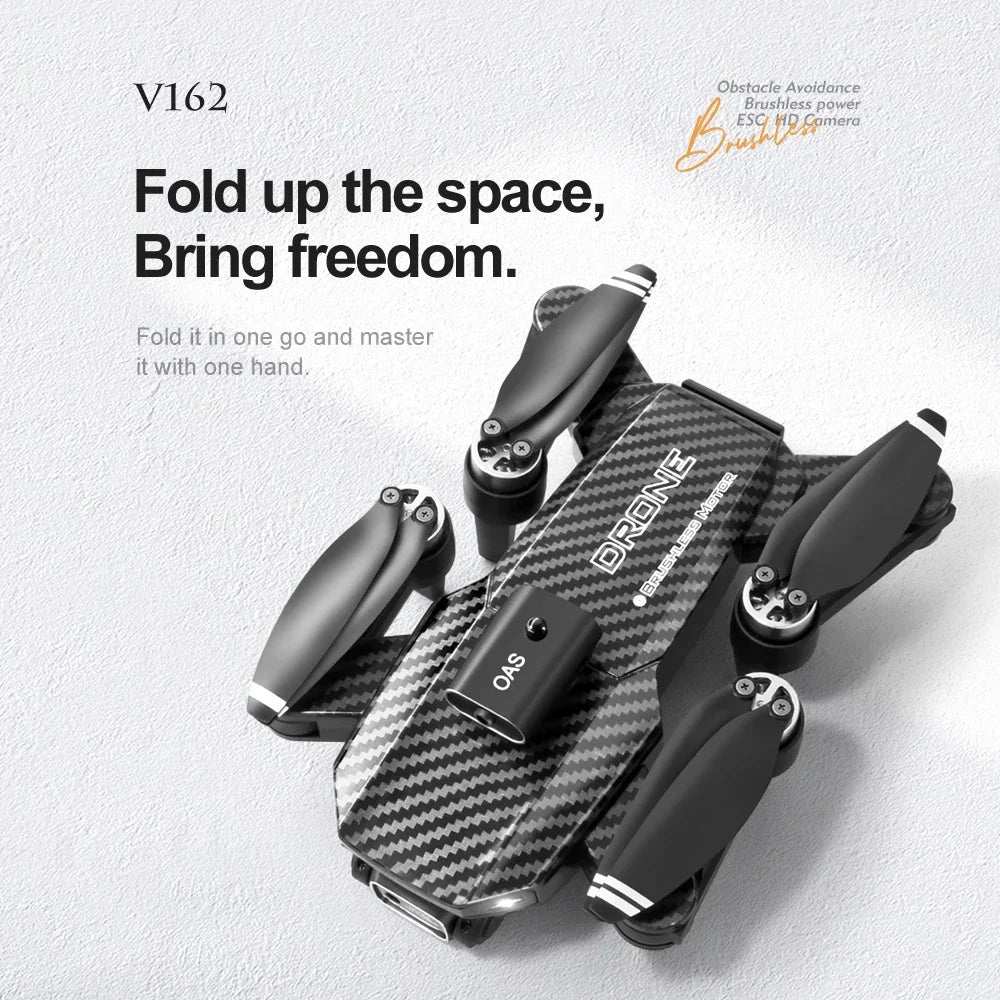 V162 Drone, v162 brushless power esc ihd camera