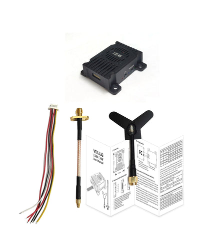 3.3GHz 4W 16CH VTX VRX - Wid Band Video Transmitter Receiver for FPV Drone Goggles ﻿