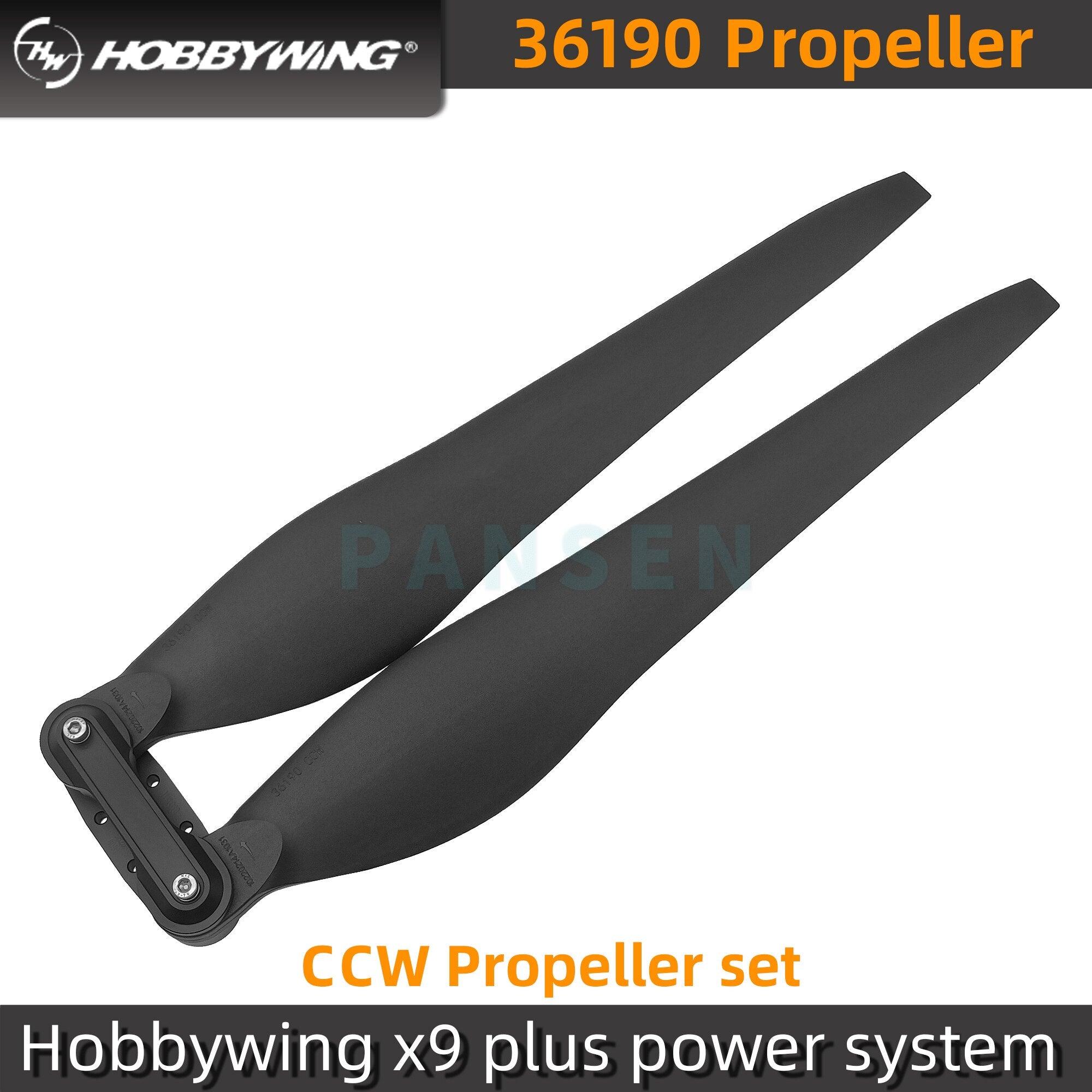 Hobbywing 36190 접이식 프로펠러 - 대형 드론 프로펠러 36인치 CW CCW X9 Plus 모터(프로펠러 포함 ...