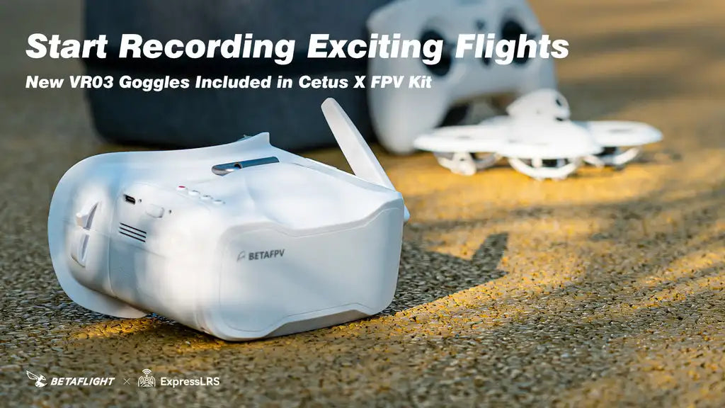 Start Recording Exciting Flights New VRO3 Goggles Included in Cetus