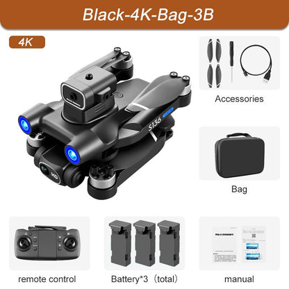 S136 GPS Drone, Black-4K-Bag-3B 4K Accessories remote control