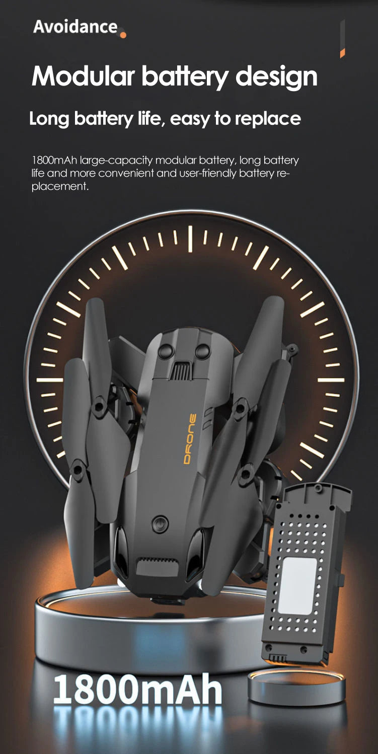 Drone 8K Profesional Drones With Camera, Drone, avoidance modular battery design long battery life, easy to replace 18oom