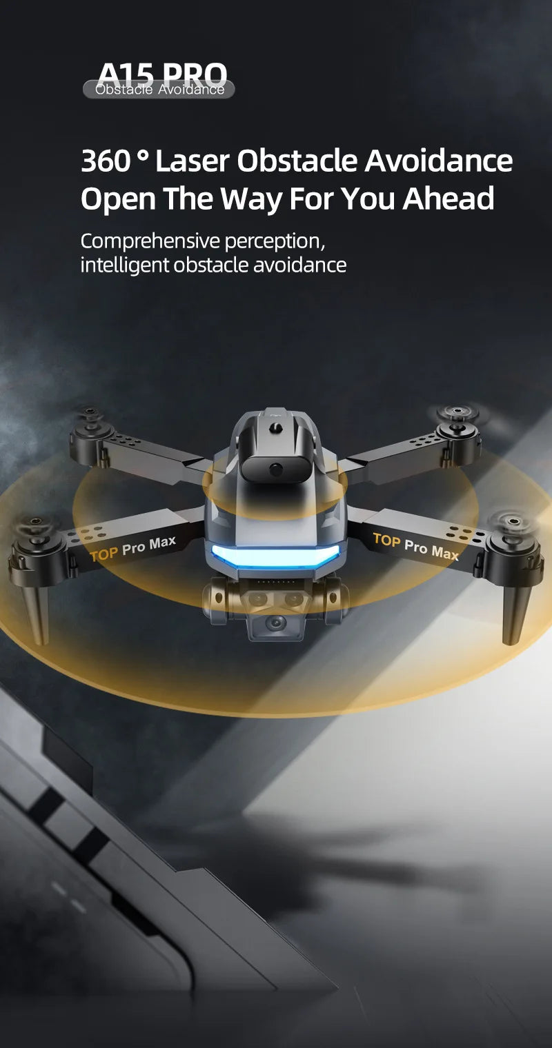 A15 Drone, 415 Cle RRQ 360 o Laser Obstacle Avoidance Open The For
