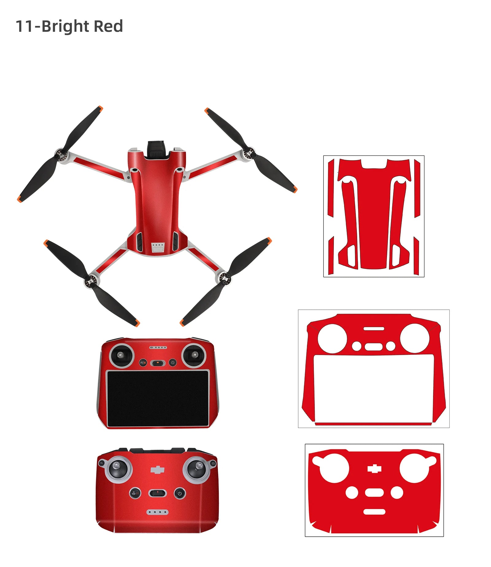 DJI mini 3 pro stickers Stickers stick repeatedly without leaving glue 2.Imported removable P