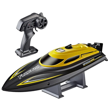 ANTSIR HJ812 RC Boat, 2.4GHz 25KM/H Speedboat, 120M Range, 7.4V 700mAh Battery, Low Battery Alarm
