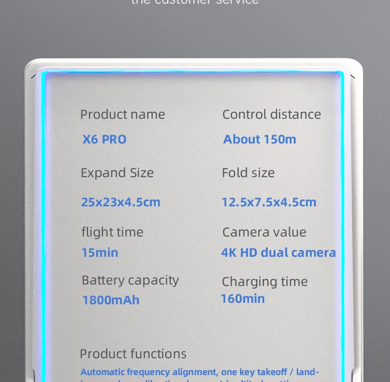 X6 pro Drone, uoluiei 05i product name control distance 