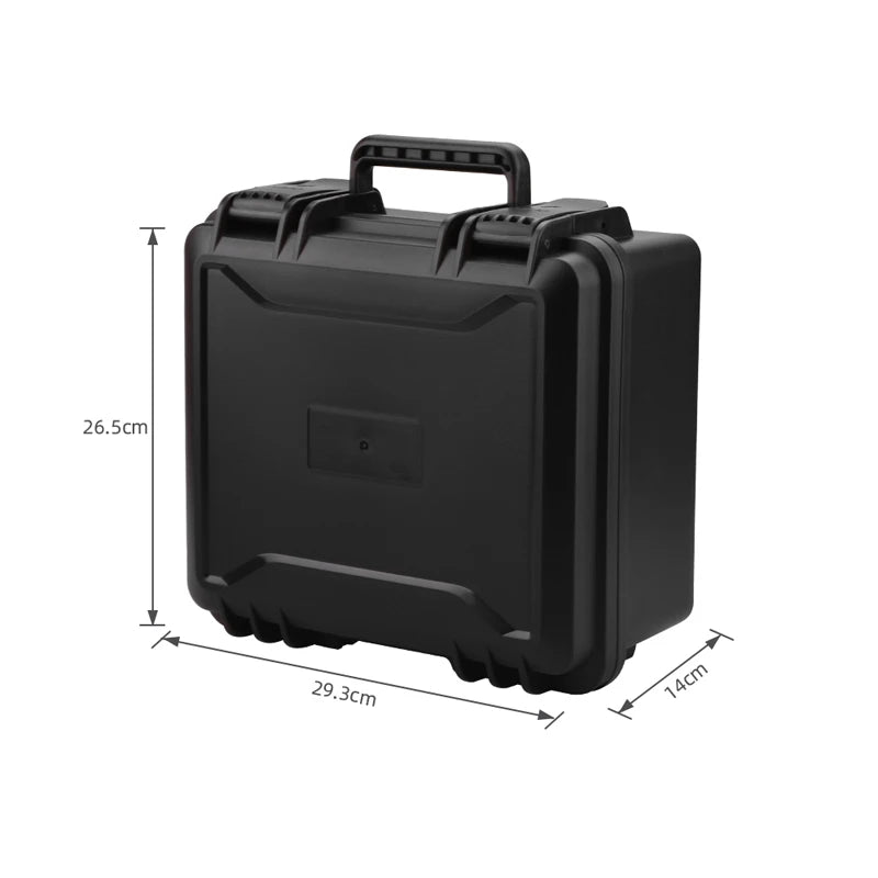 Portable Storage Case for DJI Mini 3 PRO Hard Shell Carrying Box Waterproof Suitcase Explosion-proof Case Controller Accessories 12 the Drone and all accessories are not included in the box . 1-3mm error due