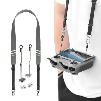 STARTRC Self-balancing Hanging Strap Metal Fixed Mount for DJI RC/RC 2 Screen Remote Controller, Aluminum Alloy