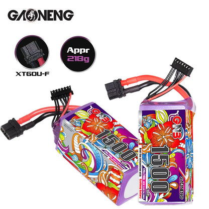 GaoNeng GNB 6S HV 22.8V 1500mAh 120c/240c Lipo Drone Battery