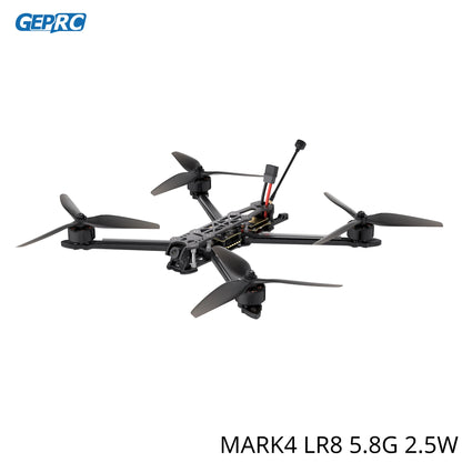 GEPRC MARK4 LR8 5.8G 2.5W FPV - EM2810 KV1280 8inch GEP-BLS60A-4IN1 ESC F405 RC Quadcopter LongRange Freestyle Drone Rc Airplane