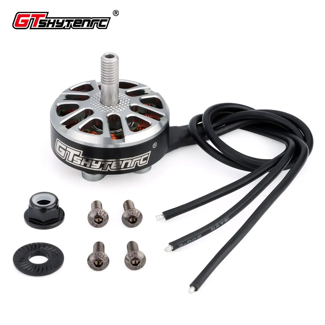 GTSKYTENRC跟踪器2807 1300KV/1700KV 4S – 6S無刷FPV電機，用於7英寸–8英寸Mark4 Apex自由泳和遠程無人機