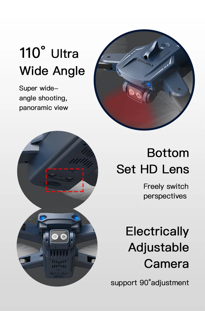 M6 Drone - 2024 new mini drone 4k profesional drones with camera hd 4k intelligent Obstacle Avoidance Drone remote control helicopter 18 M6 Drone, 1109 ultra wide angle super wide _ angle shooting, panoramic view