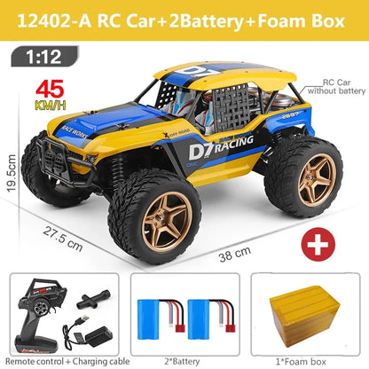 WLTOYS 12402 104311 12429 1:12 Rock Crawler RC Gari 50km/H 4WD Umeme kasi ya kasi gari mbali-barabara Drift kudhibiti watoto toy toy