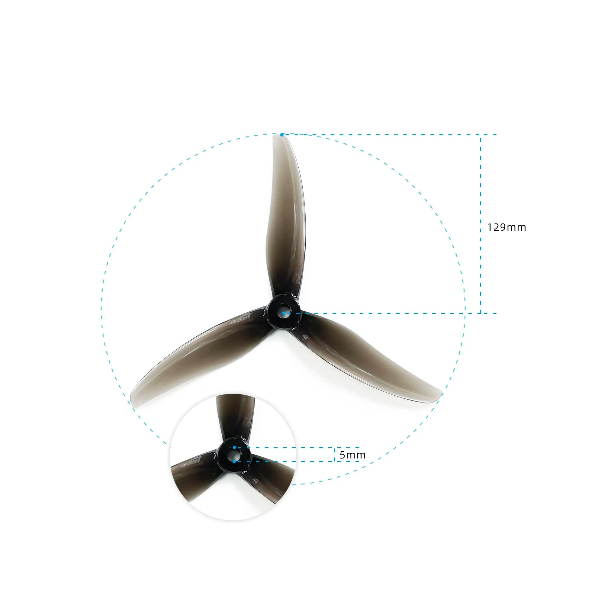 HQ Ethix S5 5X4X3 Propeller, HQ Ethix S5 5X4X3 Material : plastic Four-wheel