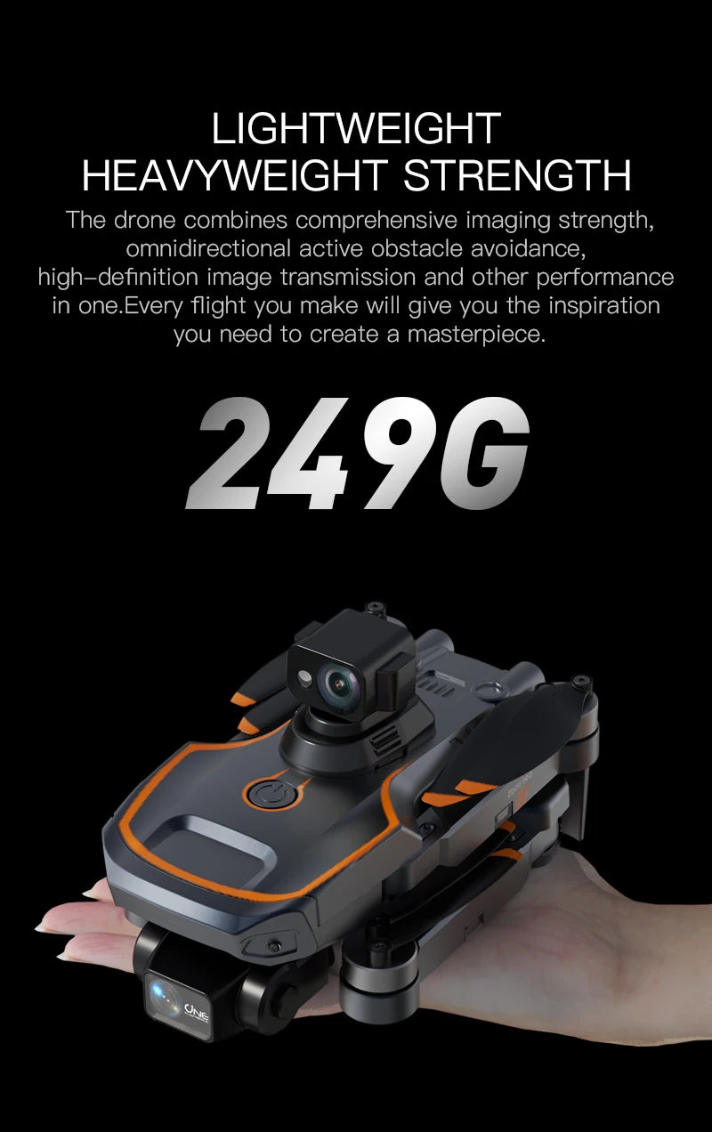 The ZD011 PRO Drone features long-range capabilities, 4K camera, and 2-axis anti-shake gimbal for smooth footage, with Wi-Fi and GPS connectivity.